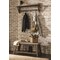Alaterre Furniture Brookside 40"W Concrete-Top Wood Entryway Coat Hook AWBS2470 - alternate 2